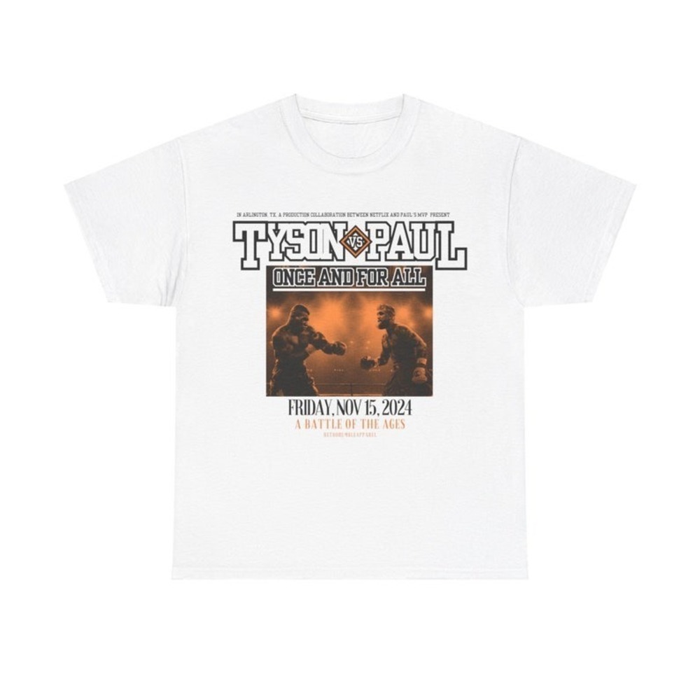 Jake Paul Vs Mike Tyson Boxing Shirt